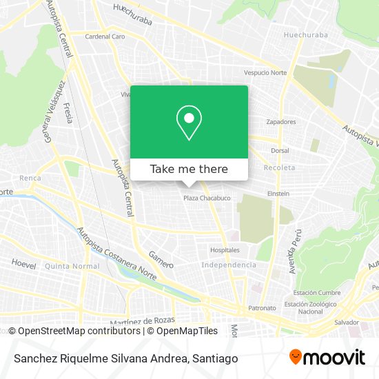 Sanchez Riquelme Silvana Andrea map