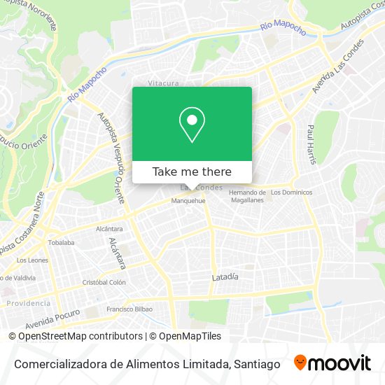 Comercializadora de Alimentos Limitada map