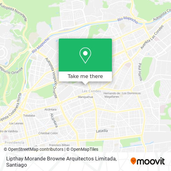 Lipthay Morande Browne Arquitectos Limitada map