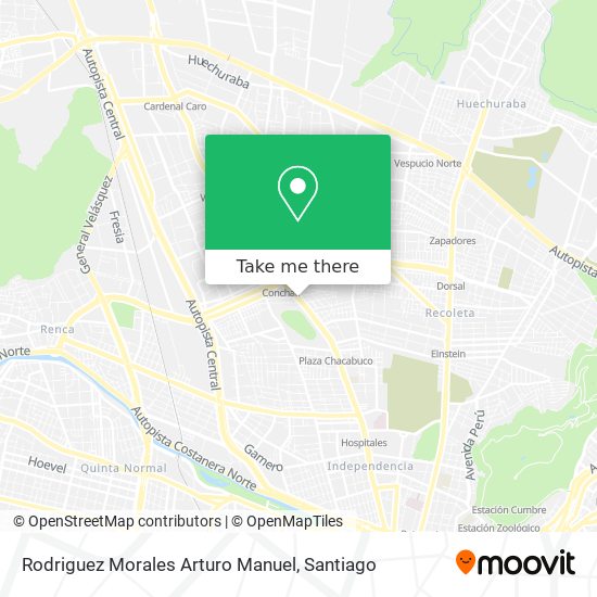 Rodriguez Morales Arturo Manuel map