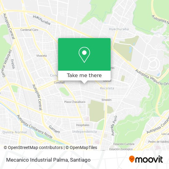 Mecanico Industrial Palma map