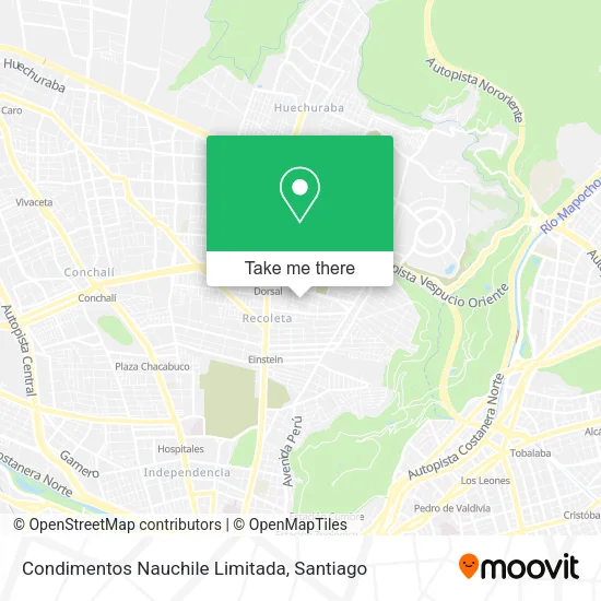 Condimentos Nauchile Limitada map