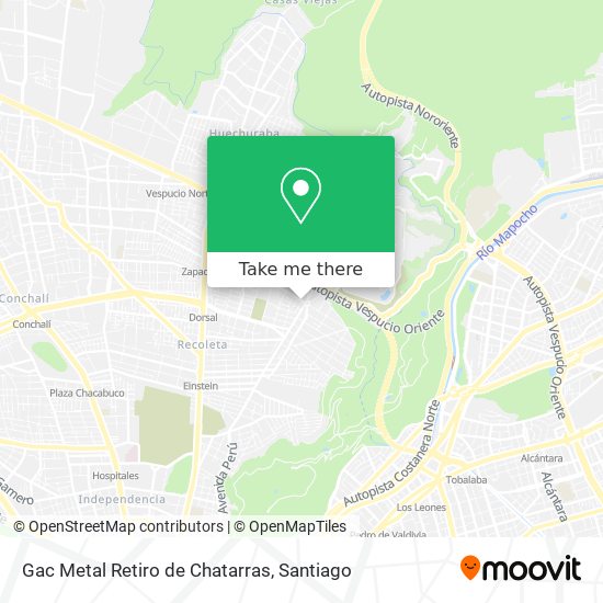 Gac Metal Retiro de Chatarras map