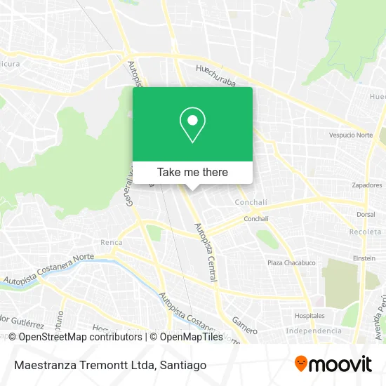 Maestranza Tremontt Ltda map