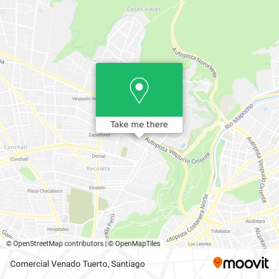 Comercial Venado Tuerto map