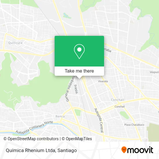 Química Rhenium Ltda map