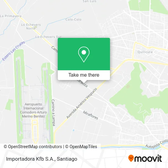 Importadora Kfb S.A. map