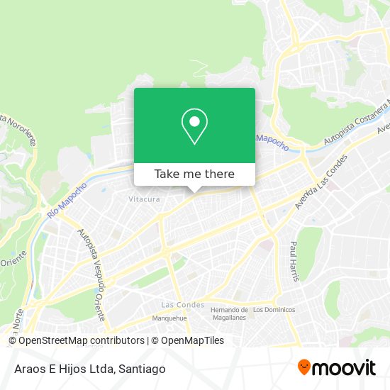 Araos E Hijos Ltda map