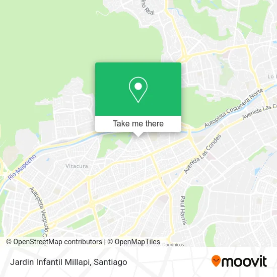 Jardin Infantil Millapi map