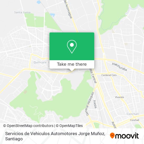 Servicios de Vehiculos Automotores Jorge Muñoz map