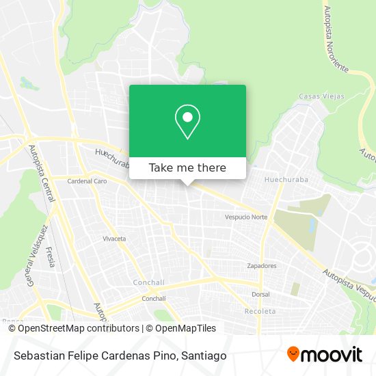 Sebastian Felipe Cardenas Pino map
