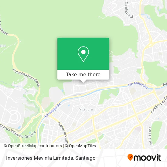 Inversiones Mevinfa Limitada map