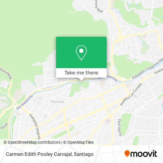 Mapa de Carmen Edith Pooley Carvajal