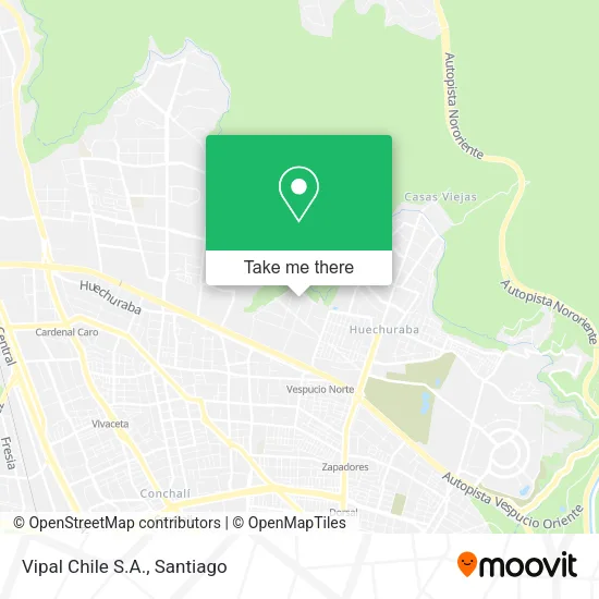 Vipal Chile S.A. map