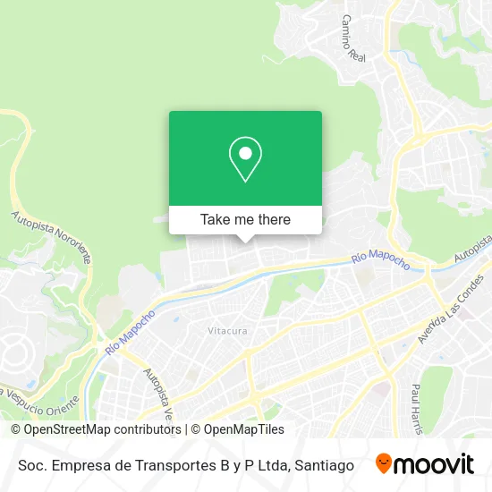 Soc. Empresa de Transportes B y P Ltda map
