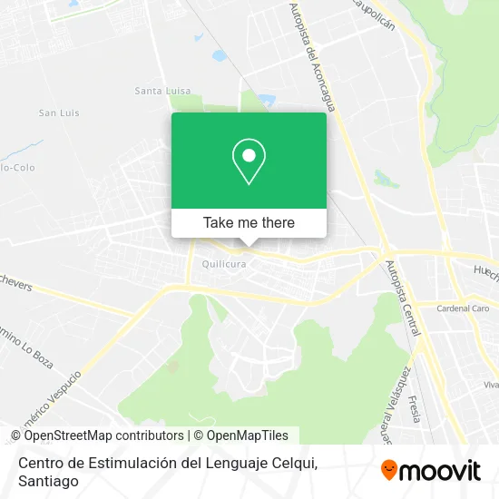 Centro de Estimulación del Lenguaje Celqui map