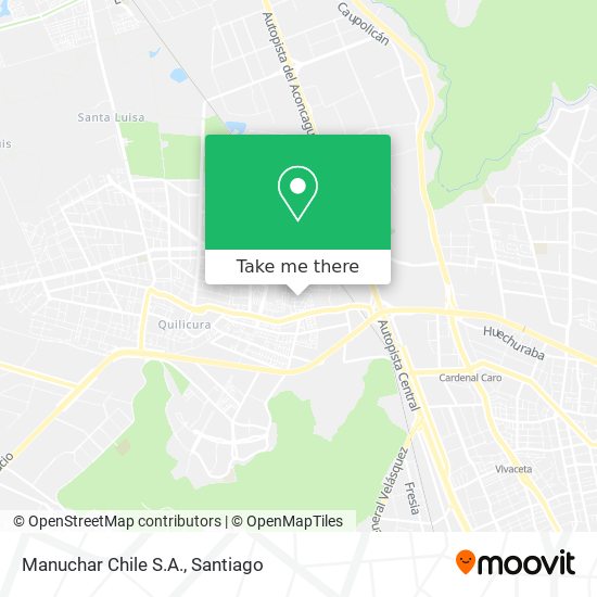 Manuchar Chile S.A. map
