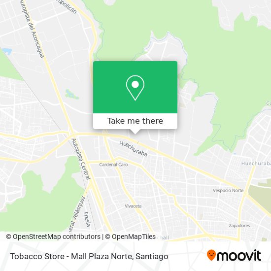 Tobacco Store - Mall Plaza Norte map