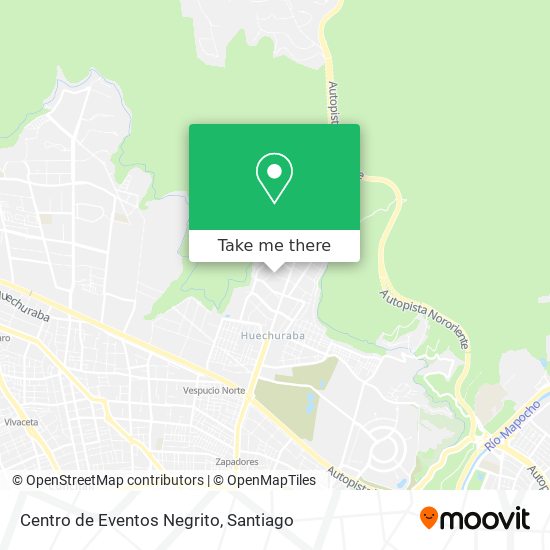 Centro de Eventos Negrito map