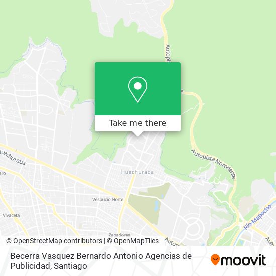 Mapa de Becerra Vasquez Bernardo Antonio Agencias de Publicidad