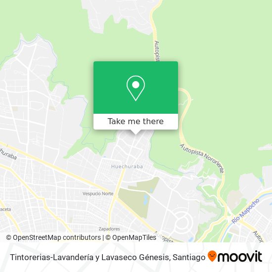 Tintorerias-Lavandería y Lavaseco Génesis map