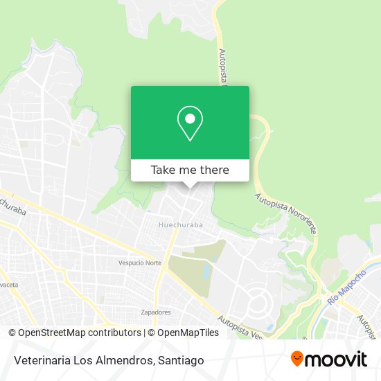 Veterinaria Los Almendros map