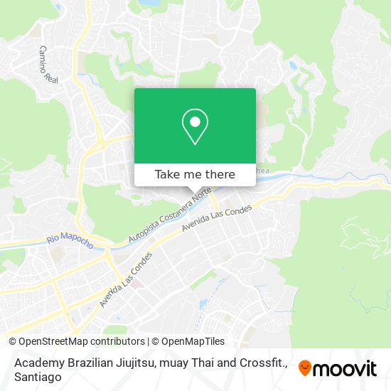 Academy Brazilian Jiujitsu, muay Thai and Crossfit. map