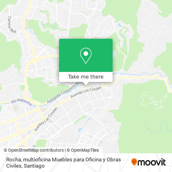 Rocha, multioficina Muebles para Oficina y Obras Civiles map