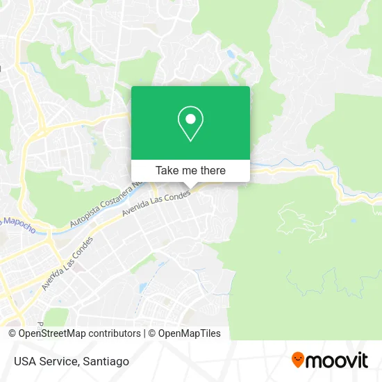 USA Service map