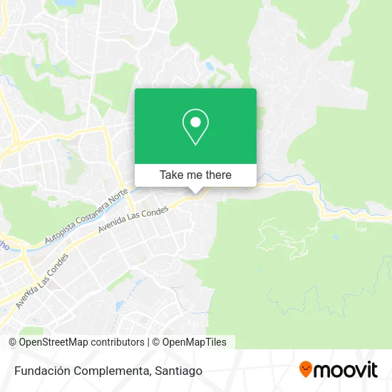 Fundación Complementa map