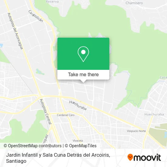 Jardin Infantil y Sala Cuna Detrás del Arcoiris map