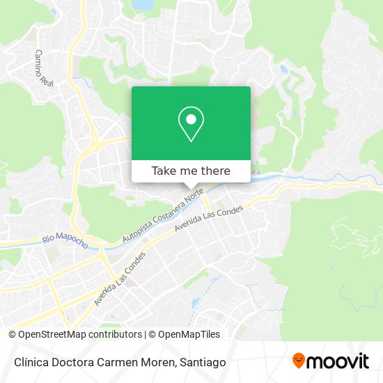 Mapa de Clínica Doctora Carmen Moren
