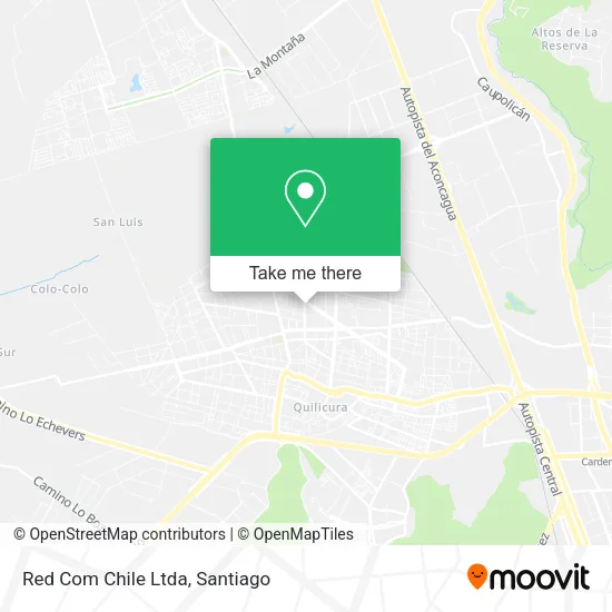 Red Com Chile Ltda map