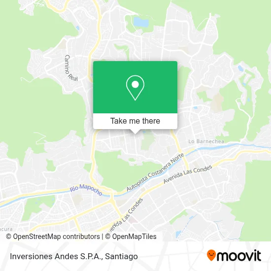 Inversiones Andes S.P.A. map