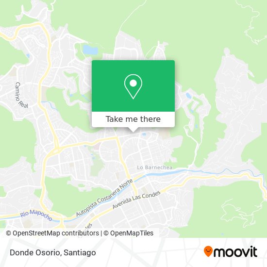 Mapa de Donde Osorio