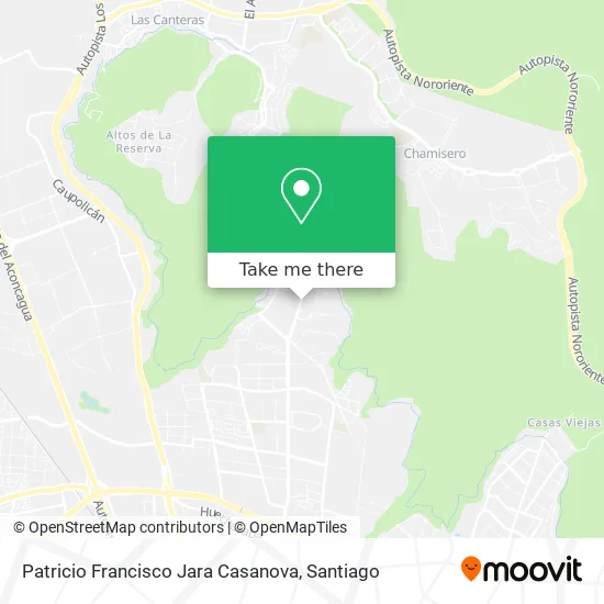 Patricio Francisco Jara Casanova map
