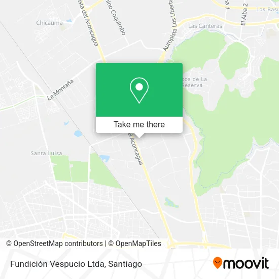 Fundición Vespucio Ltda map