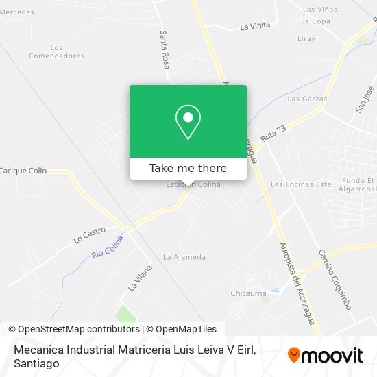 Mecanica Industrial Matriceria Luis Leiva V Eirl map