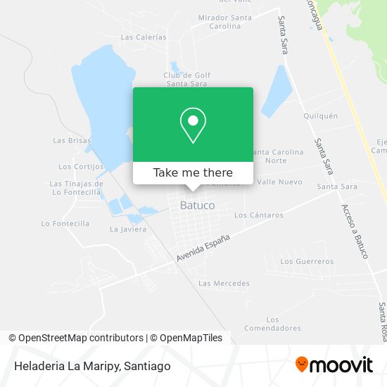 Mapa de Heladeria La Maripy