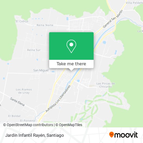 Jardín Infantil Rayén map
