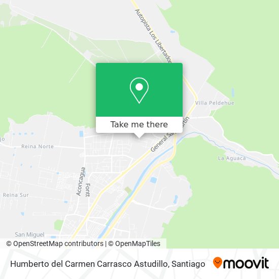 Humberto del Carmen Carrasco Astudillo map