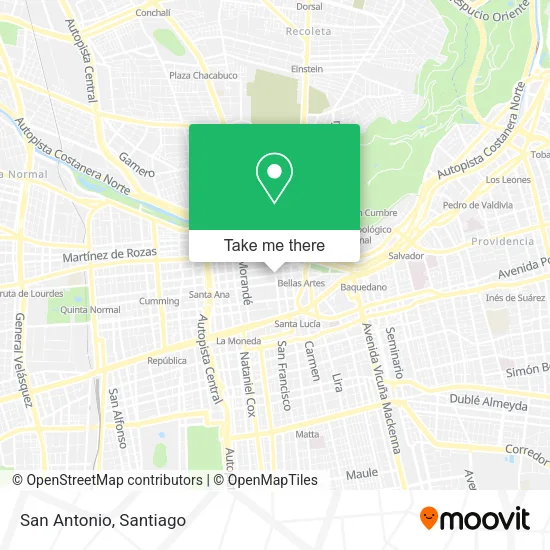 San Antonio map