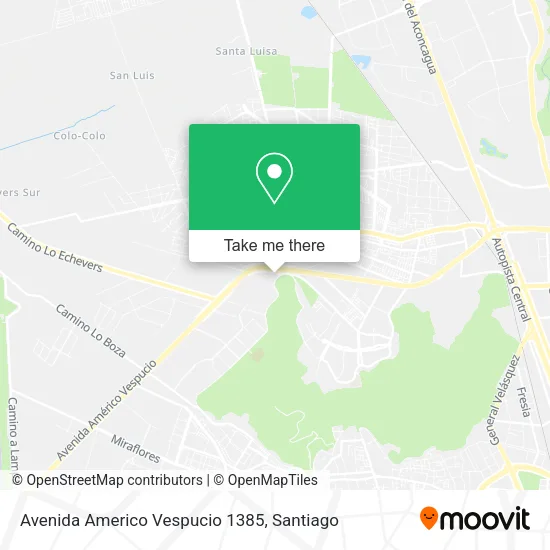 Avenida Americo Vespucio 1385 map