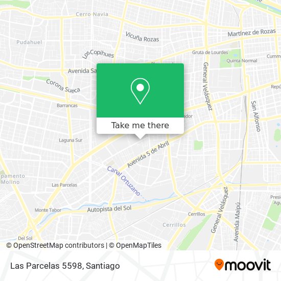 Las Parcelas 5598 map