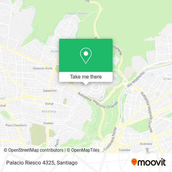 Palacio Riesco 4325 map