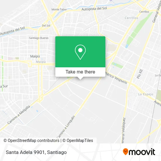 Santa Adela 9901 map