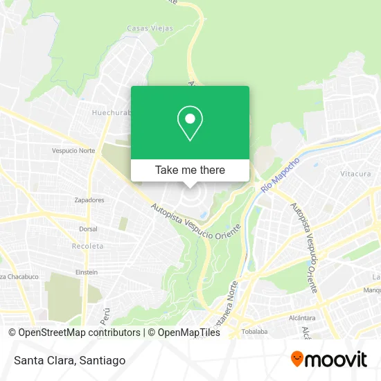 Santa Clara map