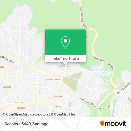 Recoleta 5640 map