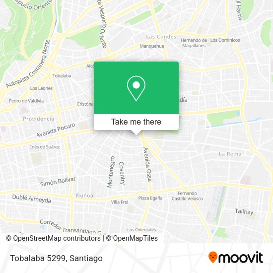 Tobalaba 5299 map
