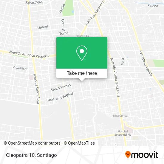 Cleopatra 10 map